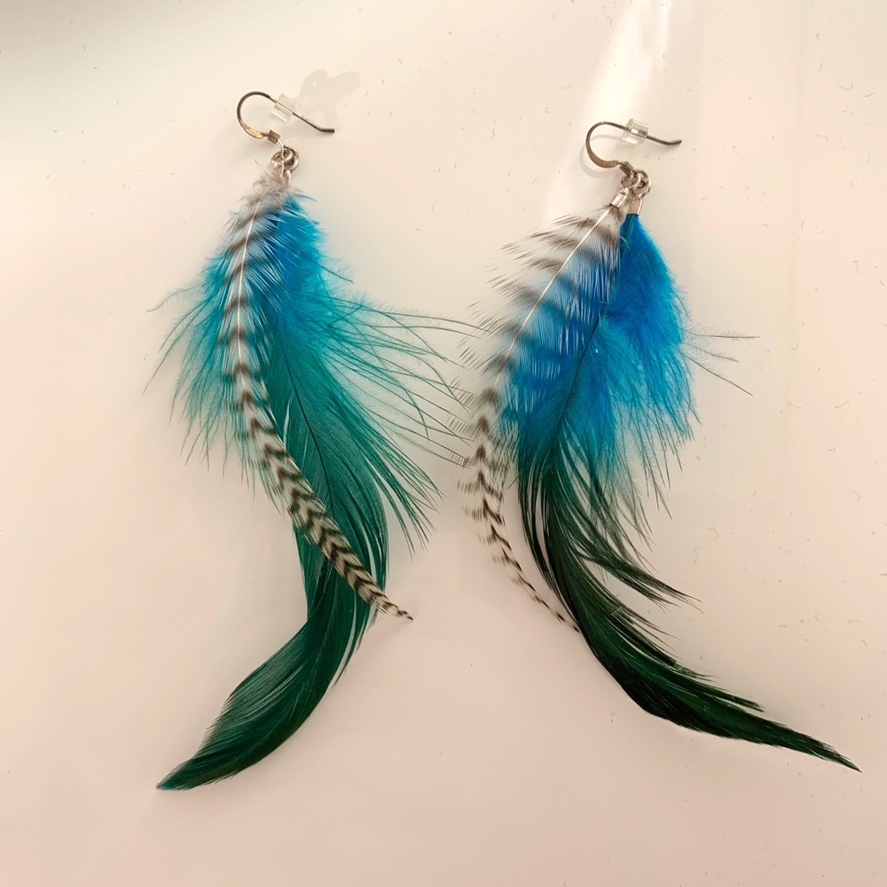 Handmade Feather Earrings